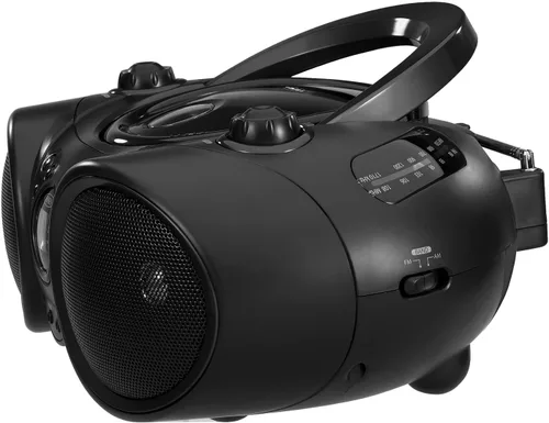 Vista 3 de JENSEN CD-490-BK Reproductor de discos compacto portátil con radio estéreo AM/FM