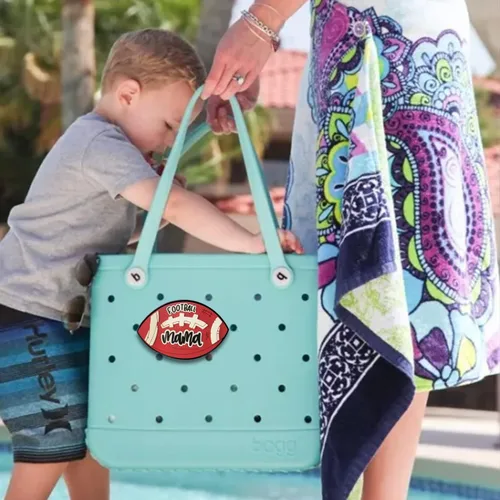 Vista 4 de Smiley Charms for Bogg Bag, Bogg Bag Charms Accessories,Decorative Charm for Beach Tote Bag Rubber Beach Bag