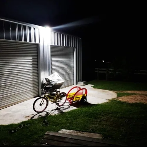 Vista 9 de Luz LED de granero del anochecer al amanecer con fotocélula, 55 W, 7500 lúmenes, 5000 K, incandescente de 500 W, reemplazo HID de 200 W, luz