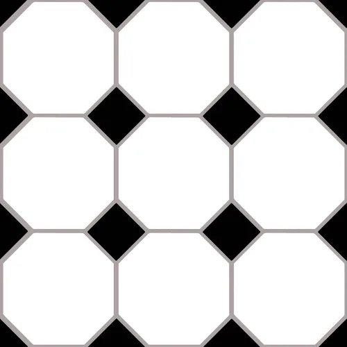 Vista 5 de FloorPops Hudson - Azulejos de suelo para despegar y pegar, color negro