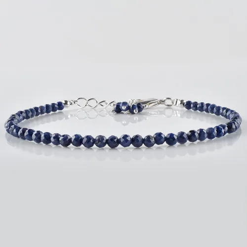 Vista 70 de Natural Gemstone Micro Round Beads Dainty Choker Bangle Bracelet, Handmade Jewelry for Women, Healing Chakra Crystals Silver Plated Chain 8 inch