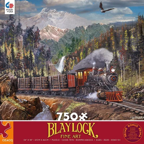 Vista 2 de Ceaco - Ted Blaylock - Placerville - Rompecabezas de 750 piezas
