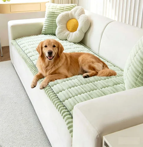 Vista 21 de OTOB Funda de sofá para perros, lavable, antideslizante, divertida funda para sofá para mascotas, protector de muebles suave y acogedor, apto