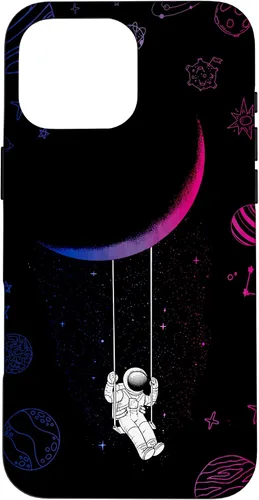 Vista 19 de Astronaut Moon Bisexual Flag Space LGBTQ Gay Pride Ally Bi Case for iPhone 17