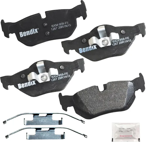 Vista 208 de Bendix Priority1 CFC154 - Juego de pastillas de freno de disco para Avanti II, Century, LeSabre, Regal, Riviera, chasis comercial, DeVille