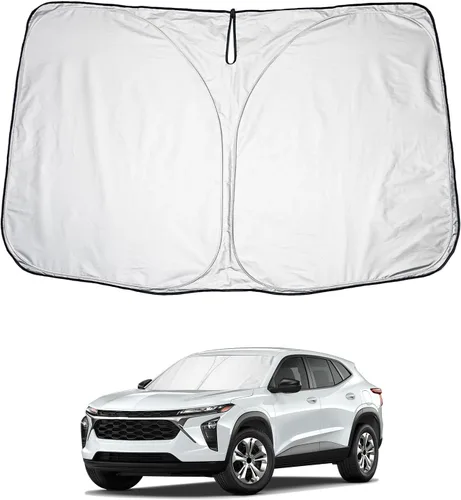 Vista 45 de LUWU Parasol para parabrisas para Dodge RAM 1500 y 2500 2009-2018 - Parasol para ventana delantera con bloqueo de rayos UV