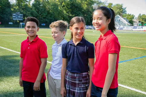 Vista 3 de French Toast Girls' Short Sleeve Stretch Pique Polo-2 Pack