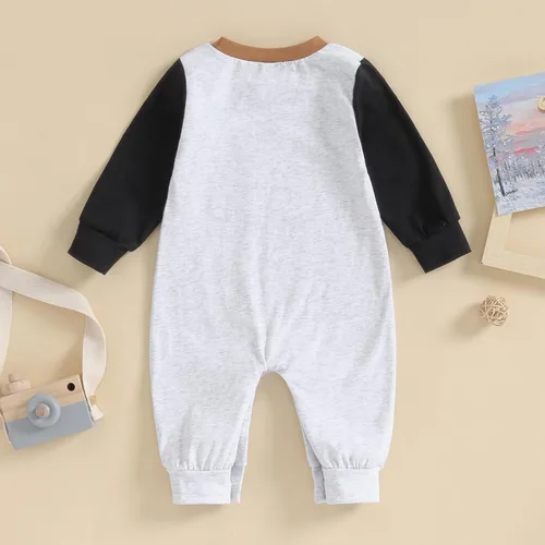 Vista 5 de GOOCHEER Ropa casual de otoño e invierno, para bebé, niño, manga larga, mameluco de una pieza