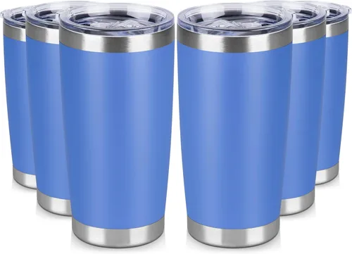 Vista 28 de Vaso Térmico de 20 oz de Acero Inoxidable Vasos Térmicos a Granel con Tapa Aislamiento de Doble Pared Tazas de Café Térmicas para Bebidas Calientes