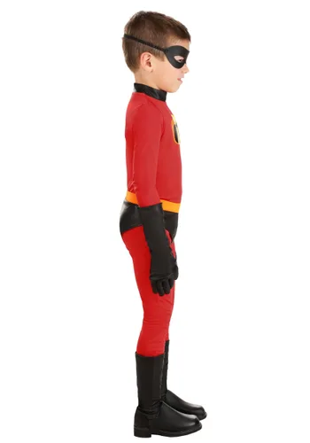 Vista 7 de Disfraz Deluxe de Dash de Los Increíbles para Niños Pequeños Multicolor