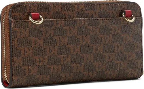 Vista 2 de Karl Lagerfeld Paris Billetera en cadena marrón combo talla única Combo Marrón talla única
