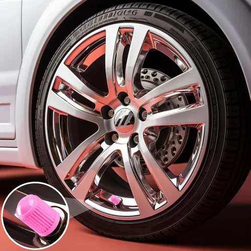 Vista 119 de 10 piezas de tapas de válvula de neumático TPMS con vástago largo, tapas de válvula de rueda de plástico negro para TPMS TR20008, tapas de vástago