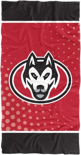 Vista 97 de LOGOVISION Manta Abilene Christian University, 30x60 Logo Dots CottonFront/PolyBackBeachTowel