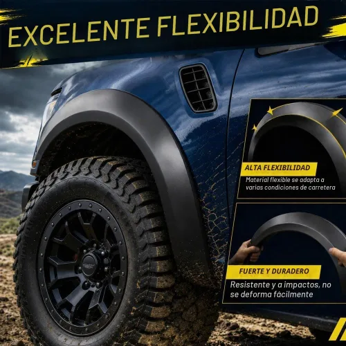 Vista 9 de GRAND ORANGE 4 guardabarros compatibles con modelos Ford F250 F350 Super Duty 1999-2007 (no compatibles con modelos duales), accesorios texturizados