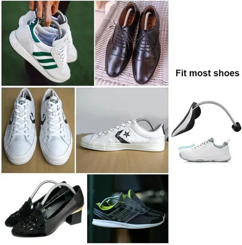 Vista 6 de EchoDone 10 pares de plástico para zapatos de árbol moldeador para hombres