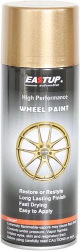 Vista 14 de EASTUP Pintura en aerosol de esmalte acrílico metálico de imitación de plata premium para ruedas - Acabado brillante, alta durabilidad, resistente