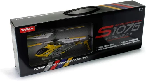 Vista 4 de Helicóptero Tenergy Syma S107/S107G R/C, color amarillo