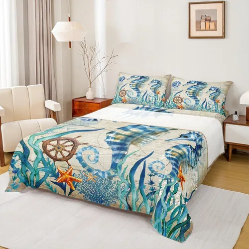 Vista 30 de Juego de sábanas para niños estilo vaquero occidental tamaño individual, juego de ropa de cama con diseño geométrico de cactus, decoración