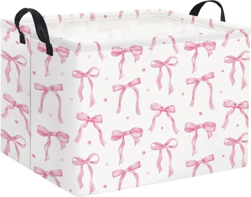 Vista 36 de Cesta rectangular de almacenamiento para bebés y niños, para el hogar, cocina, niñas, lindo contenedor de almacenamiento de juguetes, organizador