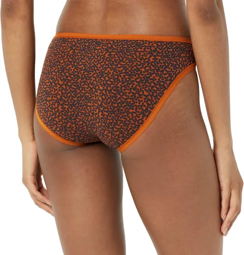 Vista 4 de Tienda Essentials Ropa interior de bikini de algodón para mujer (disponible en tallas grandes), paquete de 6