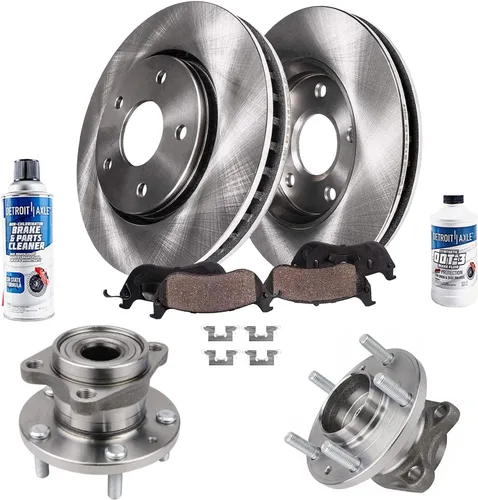 Vista 19 de Detroit Axle - Rotores de freno para Ford Mustang 2015 2016 2017 2018 2019 2020 2021 2022 2023 Rotores de freno de disco 2016 2017 2018 2019