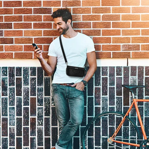 Vista 8 de co2CREA Funda de silicona suave de repuesto para altavoz portátil Bose SoundLink Flex Bluetooth (funda de silicona, funda negra)