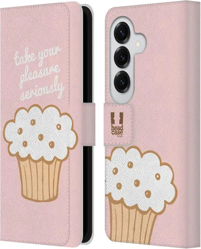Vista 319 de Head Case Designs Assortment Cupcakes Happiness Leather Wallet Case Compatible with Samsung Galaxy A07 4G Surtido