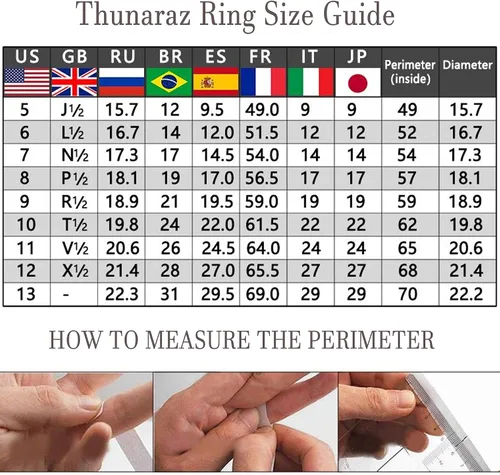 Vista 7 de THUNARAZ Anillo de titanio de acero inoxidable para la ansiedad para mujeres y hombres anillos giratorios negros para la ansiedad juego de anillos