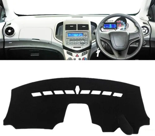 Vista 2 de LEFEDA Para Chevrolet Aveo Sonic 2012-2015 2016, Car Styling Dashboard Cover Pad Mat Dashmat Dash Parasol Proteger Alfombra Accesorios