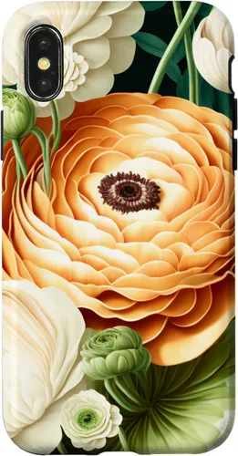 Vista 5 de Funda de jardinería para iPhone 11 vintage inspirada en Ranunculus