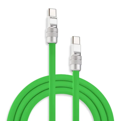 Vista 23 de chubbycable Chubby 2.0 USB C 240W Cable de carga rápida de silicona suave y duradero, cable de carga extra grueso compatible con iPhone 17-15 Series