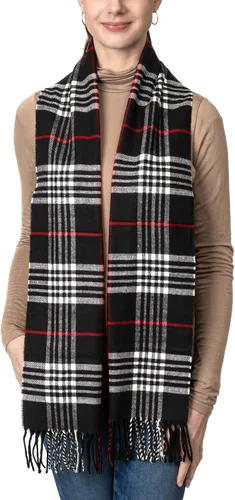 Vista 81 de Bufanda de invierno Achillea suave y cálida, de tartán, a cuadros, de cachemira, unisex