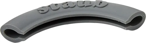 Vista 2 de Staub 40509-916 Cubierta de mango de silicona, redonda, agarradera, manoplas, producto auténtico Gris