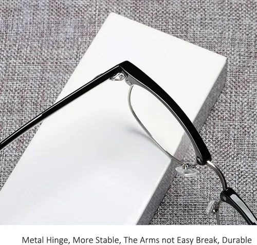 Vista 5 de Stamen Gafas de luz azul para mujeres y hombres, computadora/juegos/TV/teléfonos, lentes bloqueadores azules, antifatiga ocular y deslumbramiento UV