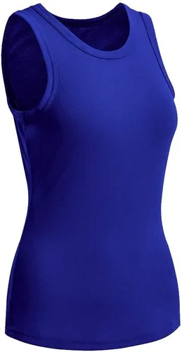 Vista 4 de HWOKEFEIYU - Camiseta básica sin mangas de verano, para mujer