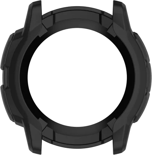 Vista 2 de Funda compatible con Garmin Instinct 2X, Disscool Soft Anti Drop TPU Carcasas protectoras Accesorios de reloj inteligente (negro)
