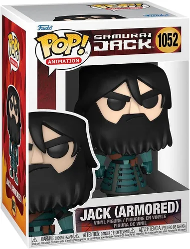 Vista 3 de Armored Jack (Samurai Jack) Funko Pop! Animación con EcoTEK Pop Protector