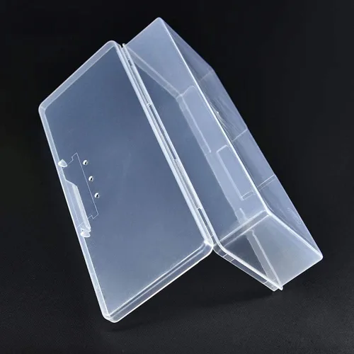Vista 3 de Organizador de viaje para cosméticos de maquillaje, caja de lápices para brochas de papelería, píldoras, suplementos, portátil, 7.3 x 2.8 x 1.4