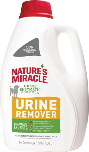 Vista 10 de Nature's Miracle Removedor de orina para perros, 24 onzas, fórmula enzimática