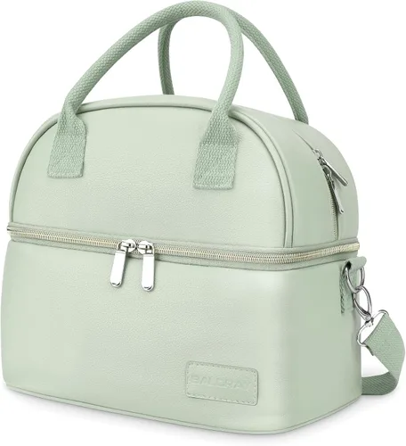 Vista 15 de BALORAY Bolsa de almuerzo para mujeres y hombres, lonchera aislada para adultos, bolsa de almuerzo reutilizable para el trabajo, picnic o viajes