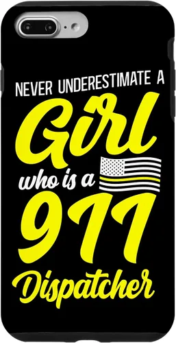 Vista 12 de 911 Dispatcher Thin Gold Yellow Line Girl Female Never Case for iPhone 16