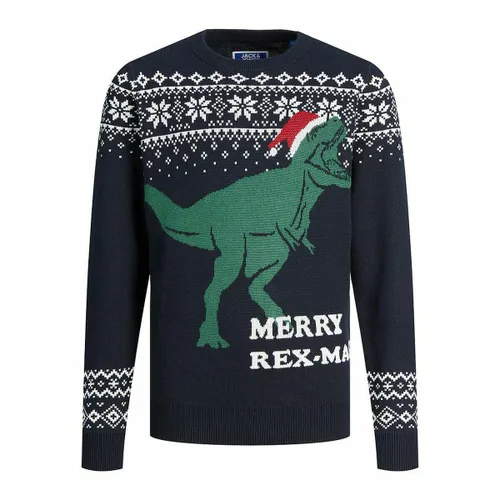Vista 4 de Jersey Unisex Jack & Jones T REX Azul marino