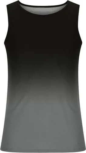 Vista 2 de Muscularfit Camisetas de playa para hombres 2023 regulares, grandes y altas, color degradado, sin mangas, camisetas sin mangas, camiseta casual