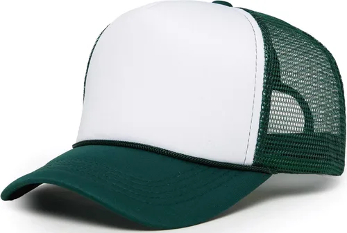 Vista 63 de Funky Junque Sombrero de camionero ligero Snapback de espuma de malla en Negro/Negro