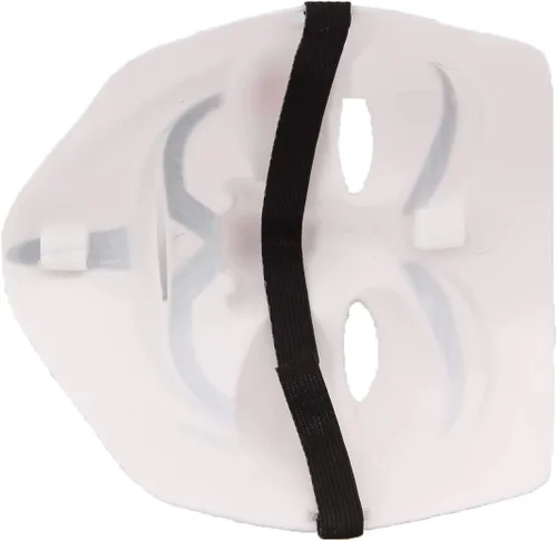 Vista 2 de OPP P&o V for Vendetta Máscara Guy Fawkes Halloween Fiesta Cara Marzo Protesta, Blanco