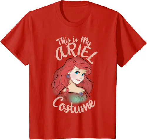 Vista 3 de Disney Camiseta de Halloween de Ariel This Is My Costume de La Sirenita, Blanco