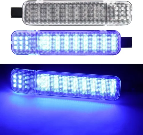 Vista 10 de 4 luces LED de cortesía para puertas para Chevy Silverado GMC C/K Compatible con Sierra 1500 2500 3500, Suburban, Avalanche, Hum-mer H2 Yukon