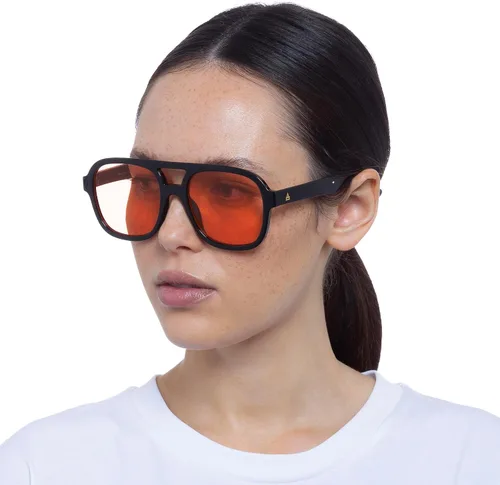 Vista 6 de AIRE Whirlpool - Gafas de sol - Negro, aviador, unisex, estilo Hollywood de los años 70