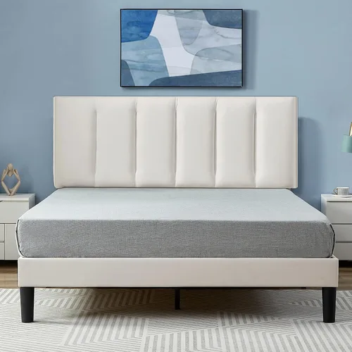 Vista 12 de VECELO Base de cama de tamaño individual con cajón de almacenamiento, base de cama de plataforma resistente con cabecera y fuerte soporte de Negro