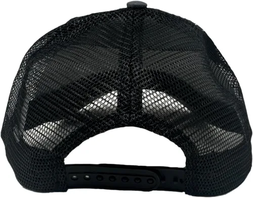 Vista 3 de Chevrolet Snapback Hat - Gorra Chevy trasera de malla - Gris carbón, Gris